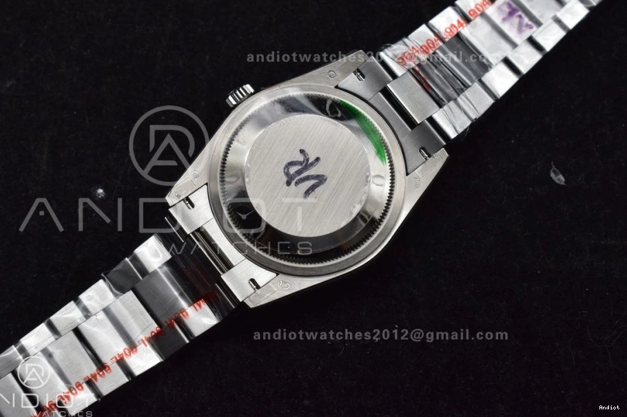 White Edition QF (Gain Stick DayDate Weight) 36 Roman President Bracelet SS V5 on 904L vr3255 Best Steel Dial 1122